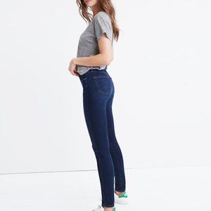 Madewell Tall 10" High-Rise Skinny Jeans in Hayes Wash